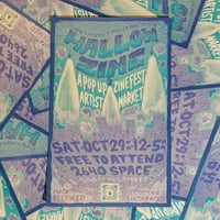 Image 2 of Hallowzine Riso Print