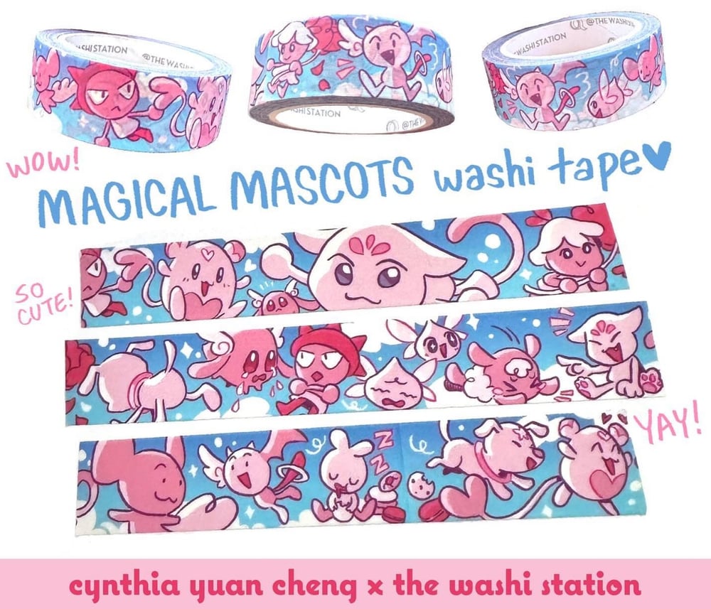Image of Magical Mascots washi tape