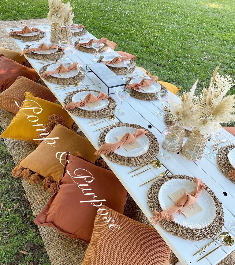 Outdoor Large Luxury Picnics (Location of your choice)