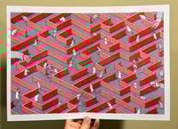 Image 2 of Meandering Maze Print