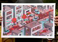 Image 2 of City Life Print