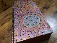 Image 1 of Hand Painted & Decorated Handmade Magnetic Watercolor Shrine Your Choice Empty, or Full of paint