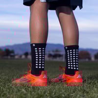 Image 2 of Momentum Performance Black Grip Socks 🧦