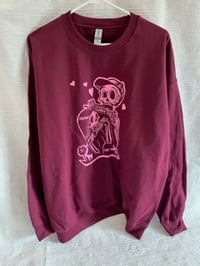 Image 3 of I Love Elotes sweatshirt (Burgundy)