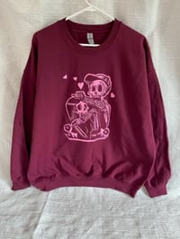 Image 2 of I Love Elotes sweatshirt (Burgundy)