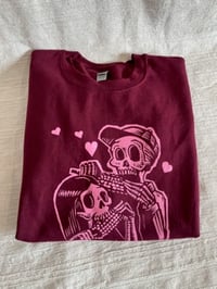 Image 1 of I Love Elotes sweatshirt (Burgundy)