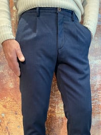 Image 1 of Pantalone Chino Pence Flanella Cotone Microdisegno