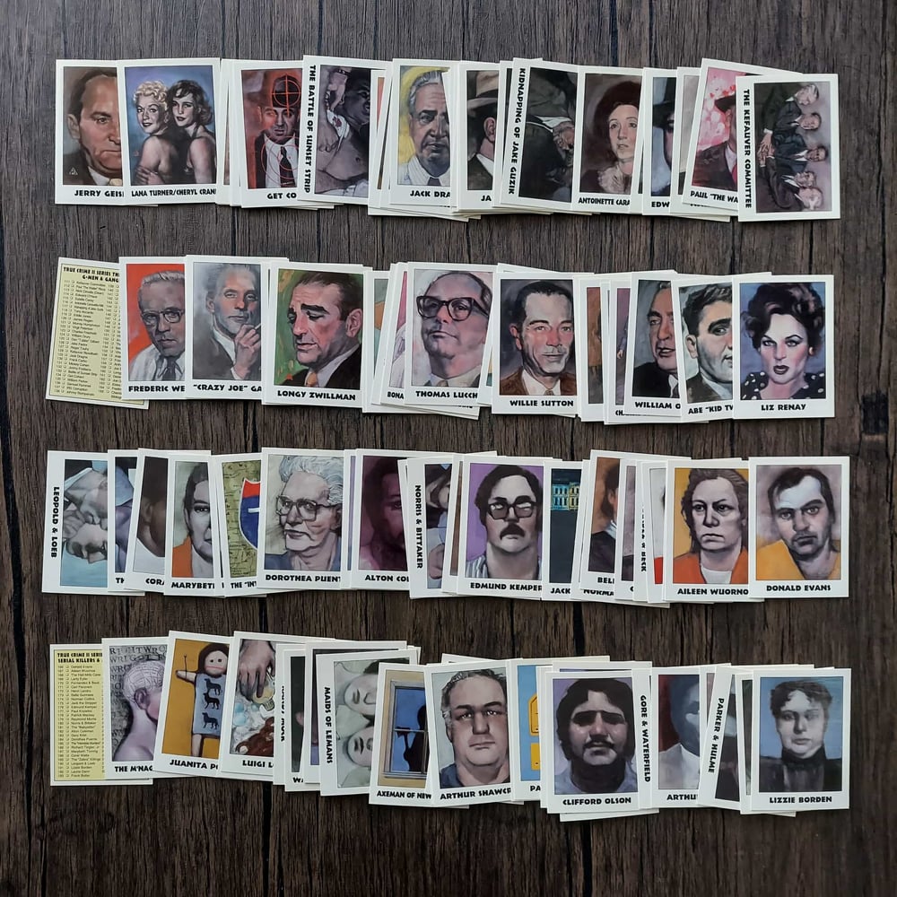 True Crime Trading Cards - Series I & II
