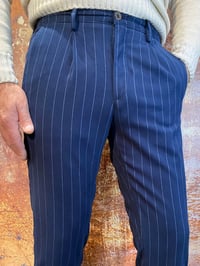 Image 1 of Pantalone Chino Pence Fanella Cotone Pinstripe