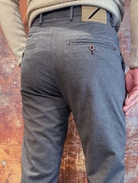 Image 2 of Pantalone Chino Pence Flanella Cotone Grigio