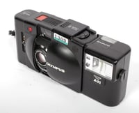 Image 3 of Olympus XA-2 ultra compact 35mm film camera w/ 35mm F3.5 lens + A11 flash #1309