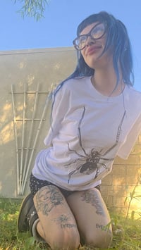 Image 8 of Black Widow Spider - Unisex organic cotton t-shirt
