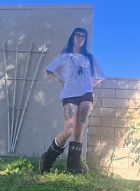 Image 9 of Black Widow Spider - Unisex organic cotton t-shirt