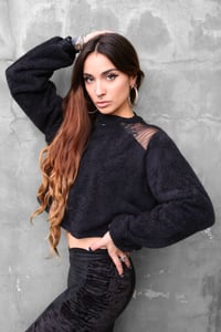 Image 3 of NARITA SHIRT | STRIPED TULLE VERSION