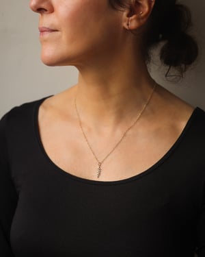 Image of *SAMPLE SALE* Fern Leaf Necklaces