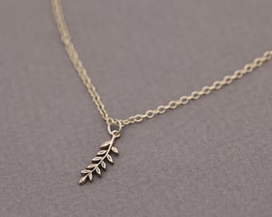 Image of *SAMPLE SALE* Fern Leaf Necklaces