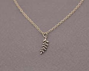 Image of *SAMPLE SALE* Fern Leaf Necklaces