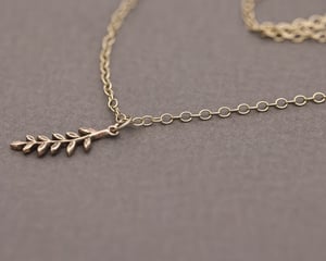 Image of *SAMPLE SALE* Fern Leaf Necklaces