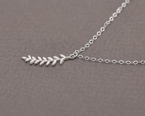 Image of *SAMPLE SALE* Fern Leaf Necklaces