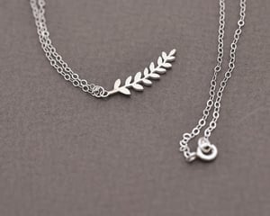 Image of *SAMPLE SALE* Fern Leaf Necklaces