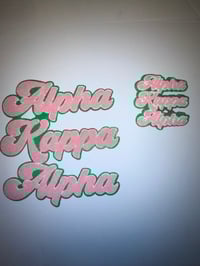 Image 1 of D9 Sorority Big & Small Chenille Patches