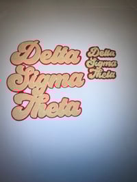 Image 2 of D9 Sorority Big & Small Chenille Patches