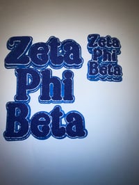 Image 3 of D9 Sorority Big & Small Chenille Patches