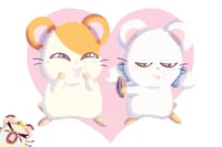 Hamtaro x Bijou Print