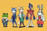 Star Fox Assault Print