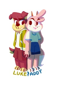 Luke & Addy (OCs) Print