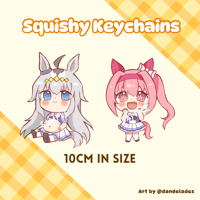 Squishy Pillow Keychains