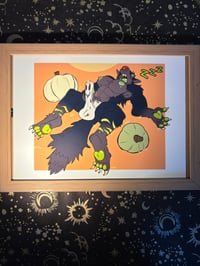 Image 2 of Sleeping Wolf - Print