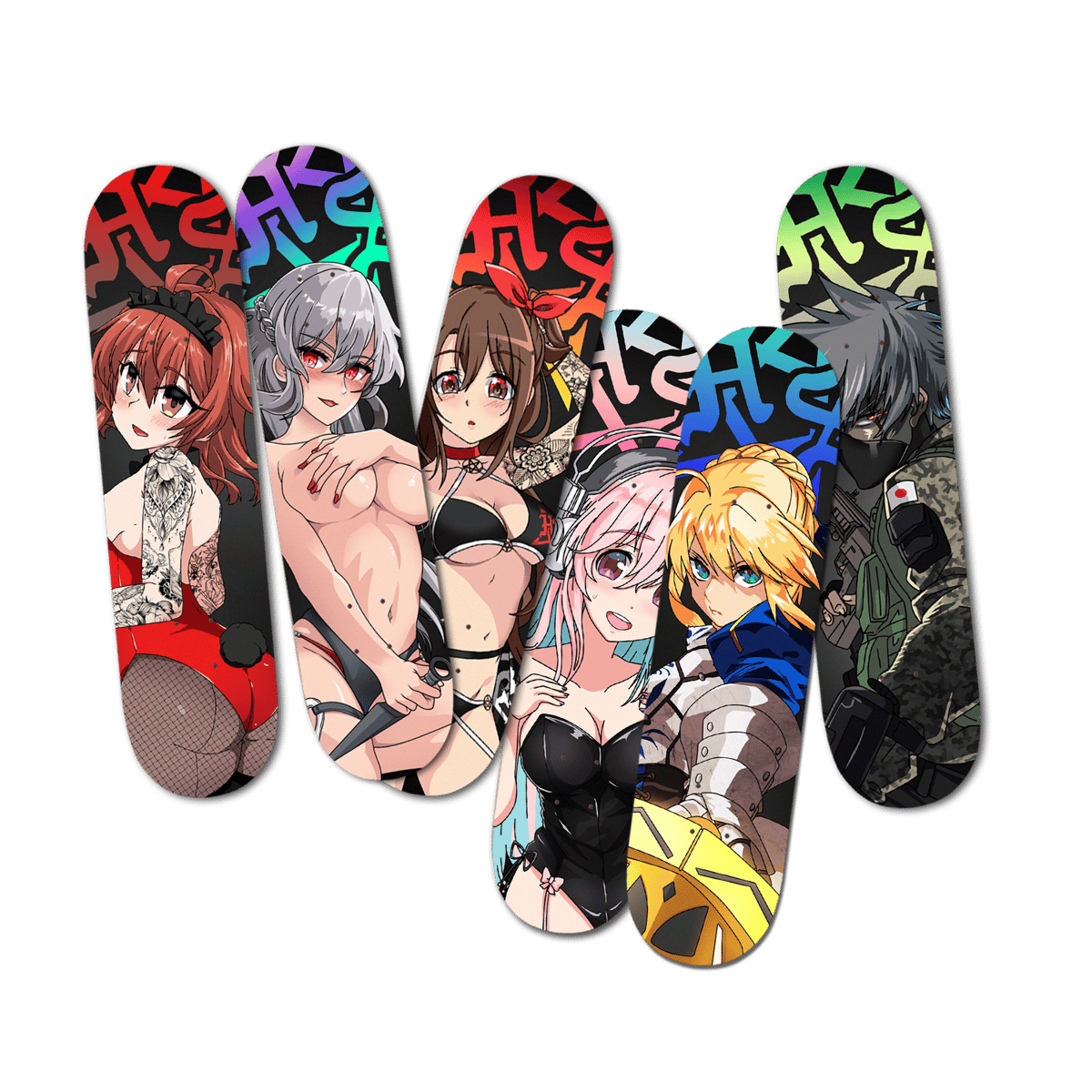 Image of Anime Skateboard Decks + Wall Mount (The OG Collection)