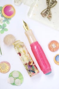 Image 1 of Floral Confetti Maximalism - Pocket Fountain Pen