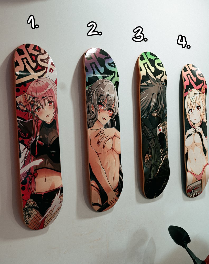 Image of Anime Skateboard Decks + Wall Mount (The OG Collection)
