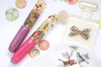 Image 1 of Floral Confetti, Mauve Maximalism - Pocket Fountain Pen