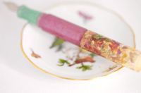 Image 2 of Floral Confetti, Mauve Maximalism - Pocket Fountain Pen