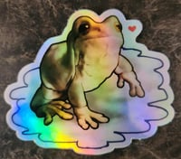 Maeve on a Cloud holographic Sticker