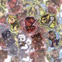 BG3 Puppy Stickers