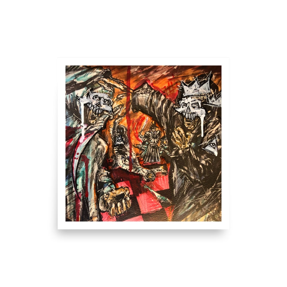 LSD FACES PRINT - 16x16"