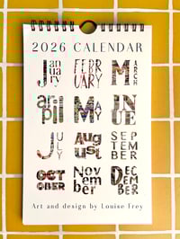 Image 1 of 2026 Collage Calendar- Design Two