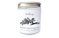 WHITE PINE + VANILLA. Soy Candles.