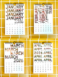 Image 2 of 2026 Collage Calendar- Design Three