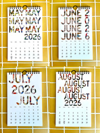 Image 3 of 2026 Collage Calendar- Design Three