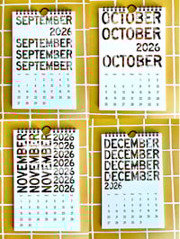 Image 4 of 2026 Collage Calendar- Design Three