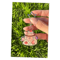 Image 2 of Stuck in Pudding Keychain