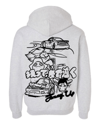 Image 1 of Smile Now, Cry Later Hoodie Grey (Limit: 50)
