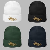 Image 1 of CortesNYC Knit Beanie – Gold Tag Edition