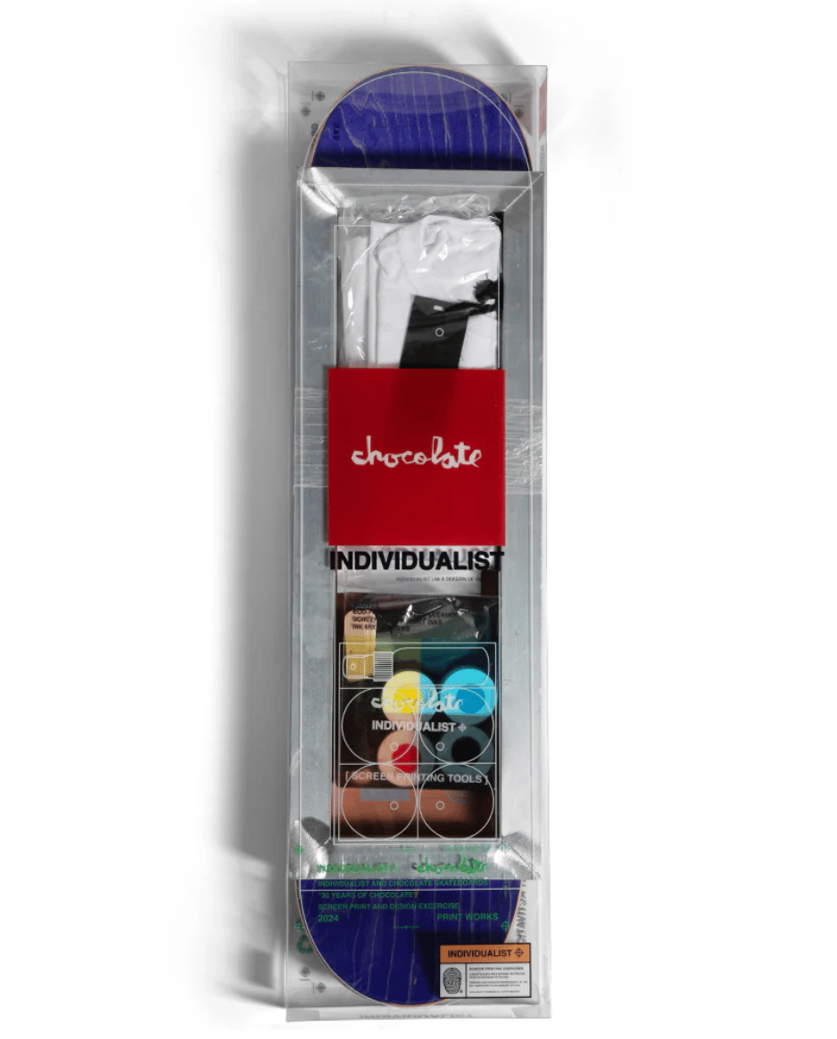 Chocolate x Individualist 30th box set - silkprinting