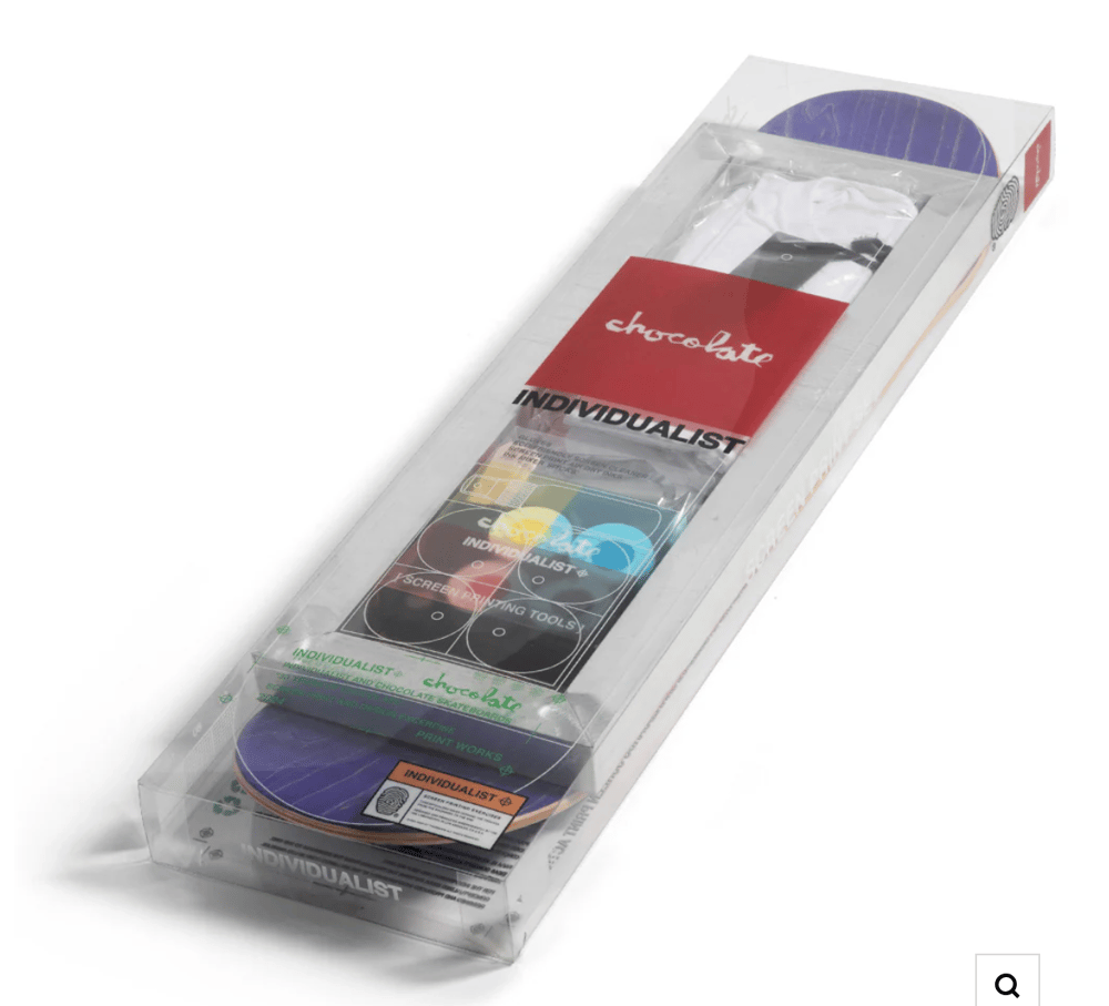 Chocolate x Individualist 30th box set - silkprinting